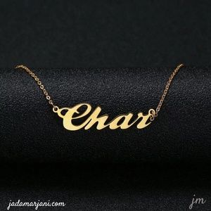 CUSTOM NAME NECKLACE GOLD ROSE GOLD SILVER